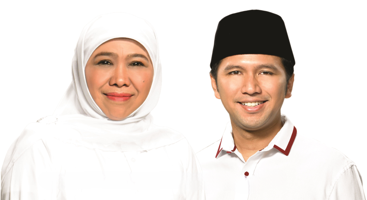 Khofifah and Emil, Candidates for Governor of East Java 2018.png