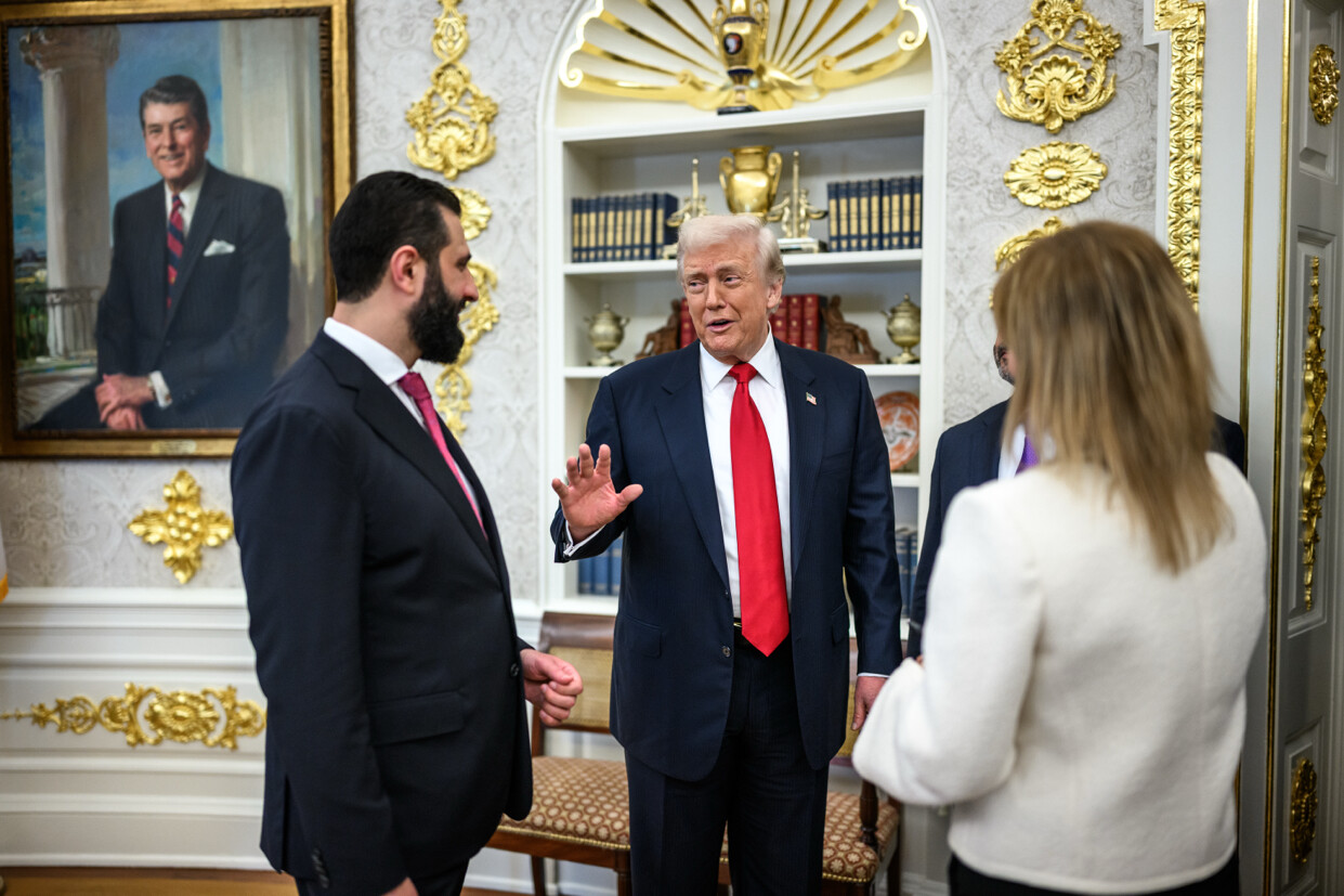 Ahmed al-Sharaa with U.S. President Donald Trump at the White House, November 2025.jpg