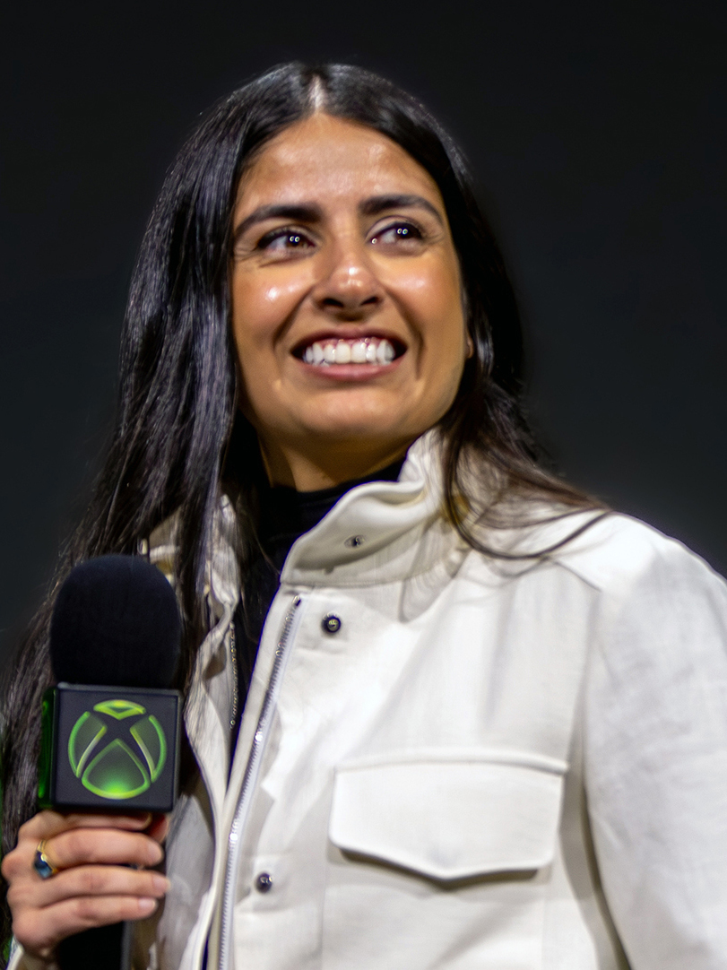 Asha Sharma CEO of XBOX at 2026 XBOX Showcase (cropped).jpg