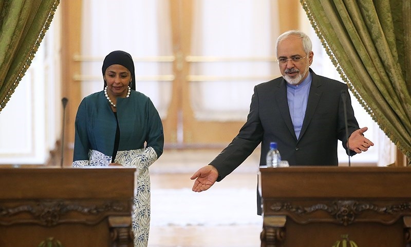 FM Zarif in joint conference with Venezuelan FM Delcy Rodríguez 02.jpg