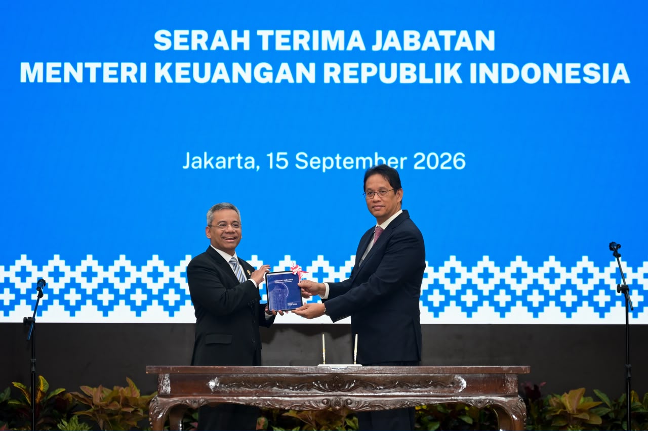 Handover ceremony of Indonesian Minister of Finance in September 2026.jpg
